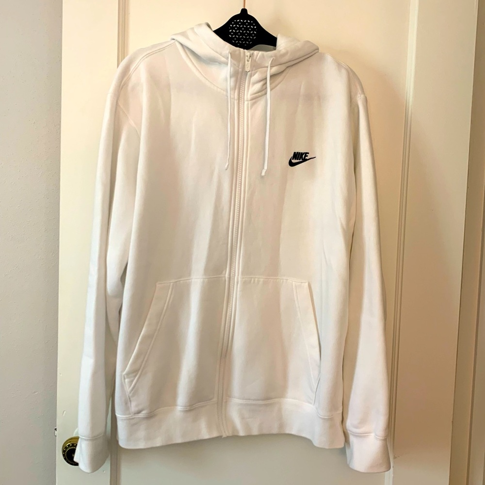 Nike sportswear club fleece zip-up hoodie